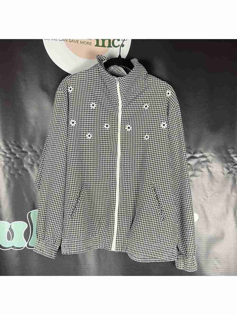 Alfred Dunner Plaid Petite Sweater